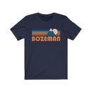Bozeman, Montana T-Shirt - Retro Mountain Adult Unisex Bozeman T Shirt-7