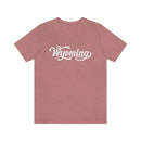 Wyoming T-Shirt - Hand Lettered Unisex Wyoming Shirt-4