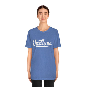 Indiana T-Shirt - Hand Lettered Unisex Indiana Shirt - 0