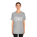 Iowa T-Shirt - Paint Text Unisex Iowa Shirt-13