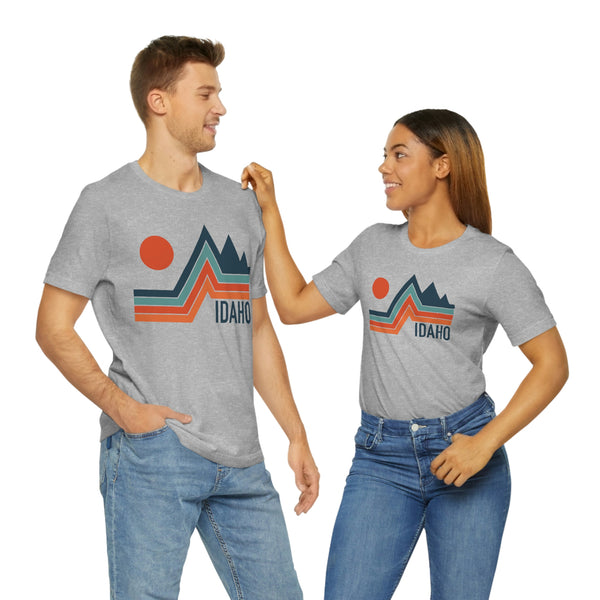 Idaho T-Shirt - Retro Mountain Unisex Idaho Shirt