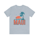 Maui, Hawaii T-Shirt - Retro Palm Tree & Beach Unisex Maui Shirt-49