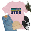 Utah T-Shirt - Retro Mountain Bike Adult Unisex Utah T Shirt