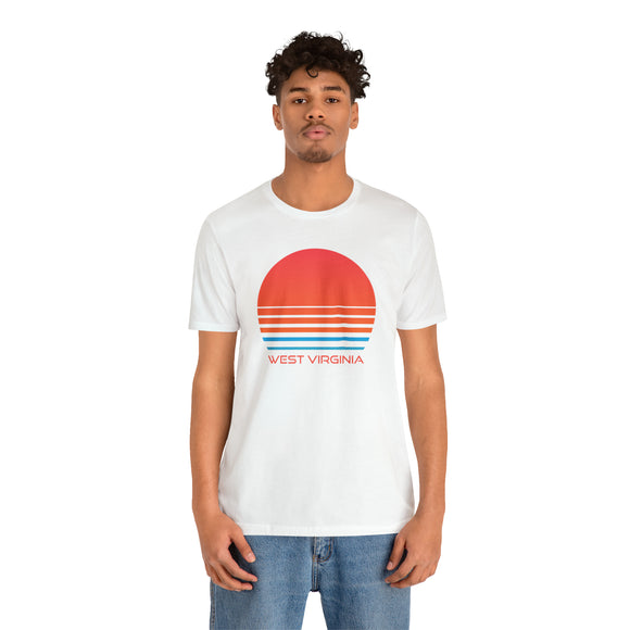 West Virginia T-Shirt - Retro 80s Unisex West Virginia Shirt