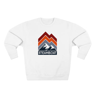 Premium Steamboat Sweatshirt - Retro Unisex Premium Crewneck Steamboat, Colorado Sweatshirt