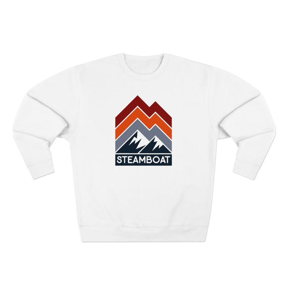 Premium Steamboat Sweatshirt - Retro Unisex Premium Crewneck Steamboat, Colorado Sweatshirt