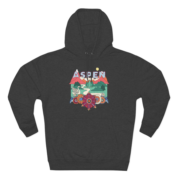 Premium Aspen, Colorado Hoodie - Boho Unisex Sweatshirt