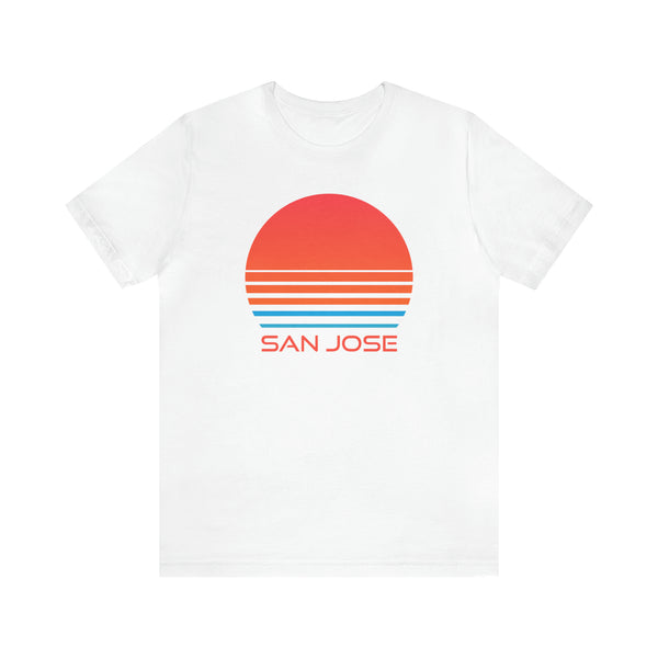 San Jose, California T-Shirt - Retro 80s Unisex San Jose Shirt