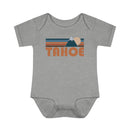 Tahoe Baby Bodysuit - Retro Mountain Tahoe, California Baby Bodysuit-7
