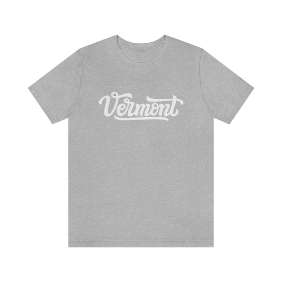 Vermont T-Shirt - Hand Lettered Unisex Vermont Shirt