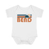 Bend Baby Bodysuit - Retro Mountain Bend, Oregon Baby Bodysuit