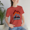 Montana T-Shirt - Retro Mountain Unisex Montana Shirt