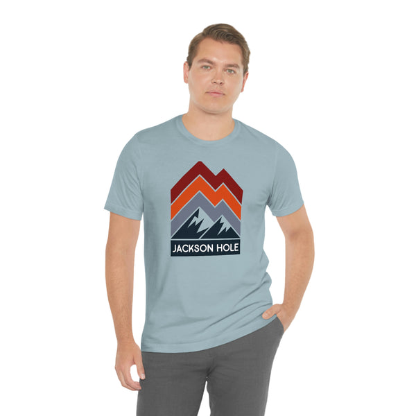 Jackson Hole, Wyoming T-Shirt - Retro Mountain Unisex Jackson Hole Shirt