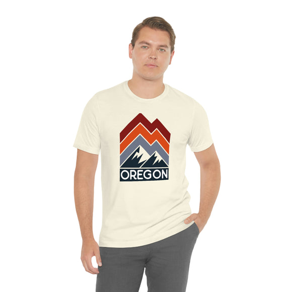 Oregon T-Shirt - Retro Mountain Unisex Oregon Shirt
