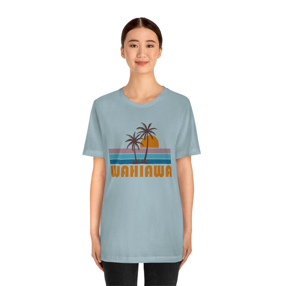 Wahiawa, Hawaii T-Shirt - Retro Palm Tree Unisex Wahiawa Shirt