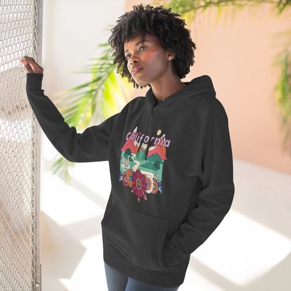 Premium California Hoodie - Boho Unisex Sweatshirt