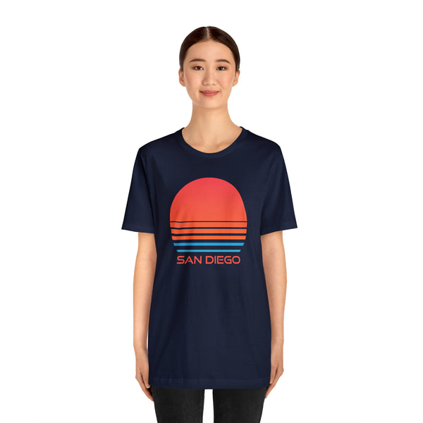 San Diego, California T-Shirt - Retro 80s Unisex San Diego Shirt