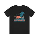 Southampton, New York T-Shirt - Retro Palm Tree & Beach Unisex Southampton Shirt-17