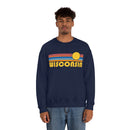 Wisconsin Sweatshirt - Retro Sunrise Unisex-27