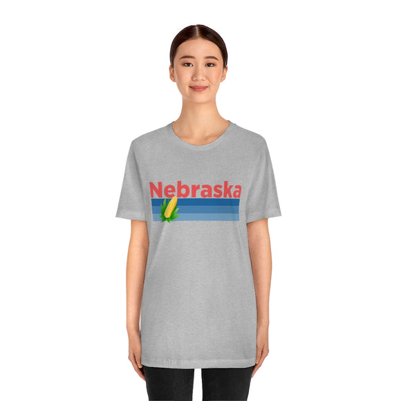 Nebraska T-Shirt - Retro Corn Unisex Nebraska Shirt