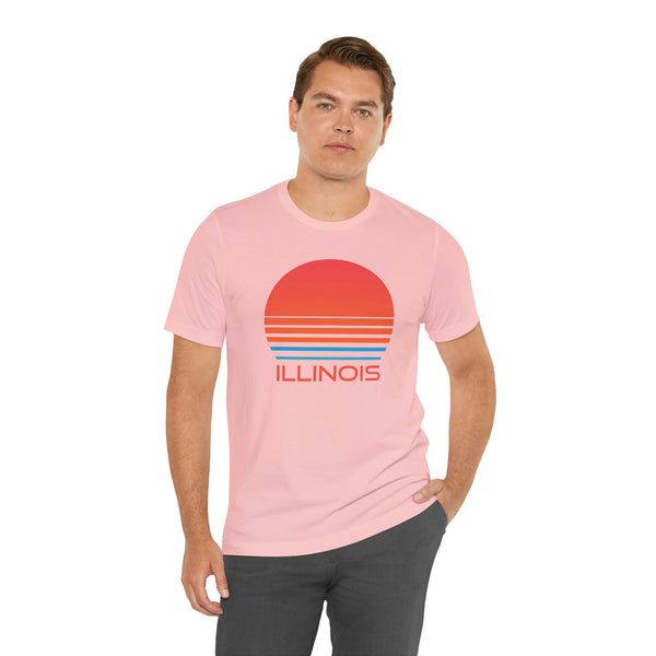 Illinois T-Shirt - Retro 80s Unisex Illinois Shirt