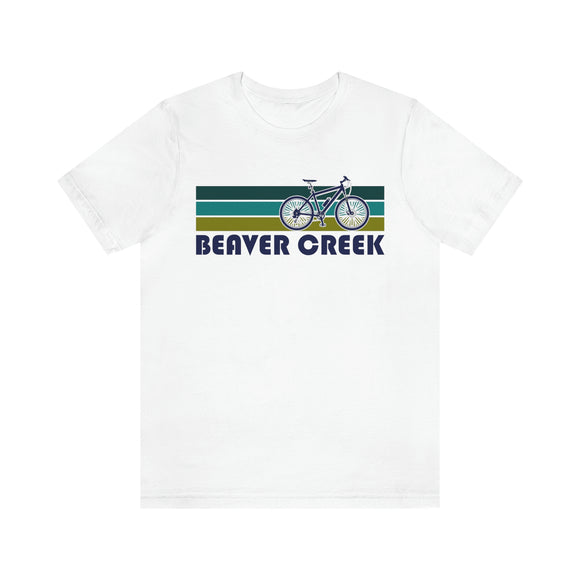 Beaver Creek T-Shirt - Retro Mountain Bike Adult Unisex Beaver Creek, Colorado T Shirt