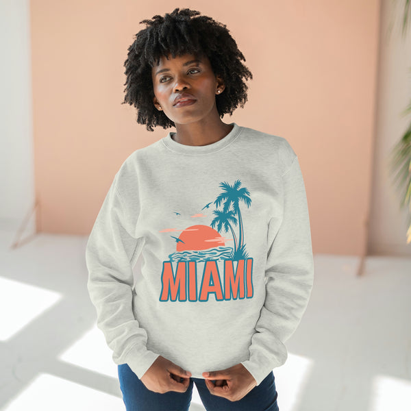 Premium Miami, Florida Sweatshirt - Unisex Premium Crewneck Sweatshirt