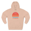 Premium Kansas Hoodie - Retro 80s Unisex Sweatshirt-1