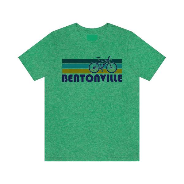 Bentonville T-Shirt - Retro Mountain Bike Adult Unisex Bentonville, Arkansas T Shirt