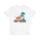 Gulf Shores, Alabama T-Shirt - Retro Palm Tree & Beach Unisex Gulf Shores Shirt-1