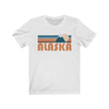Alaska T-Shirt - Retro Mountain Adult Unisex Alaska T Shirt