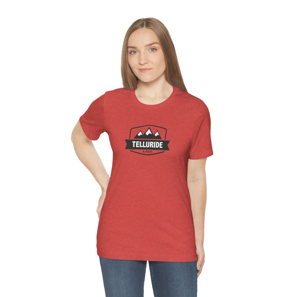 Telluride, Colorado T-Shirt - Altitude Badge Unisex Telluride Shirt