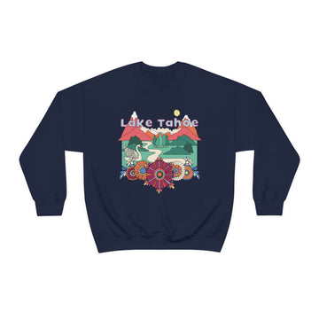 Buy navy Lake Tahoe Unisex Sweatshirt - Boho Style Unisex