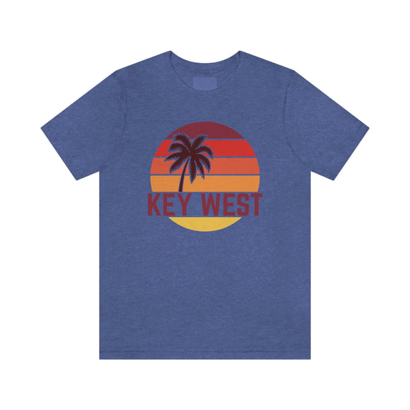 Key West, Florida T-Shirt - Retro Palm Tree Unisex Key West Shirt