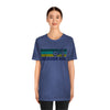 Jackson Hole T-Shirt - Retro Mountain Bike Adult Unisex Jackson Hole, Wyoming T Shirt