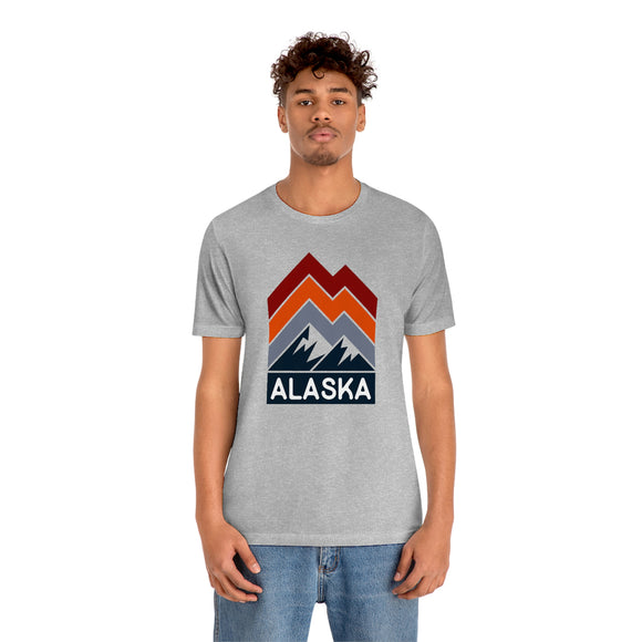 Alaska T-Shirt - Retro Mountain Unisex Alaska Shirt