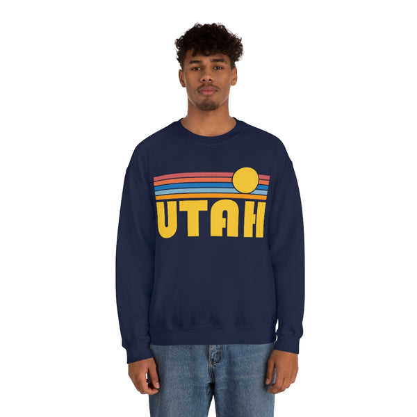 Utah Sweatshirt - Retro Sunrise Unisex