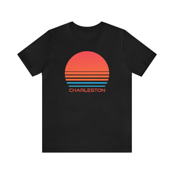 Buy black Charleston, South Carolina T-Shirt - Retro 80s Unisex Charleston Shirt