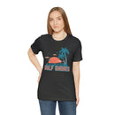 Gulf Shores, Alabama T-Shirt - Retro Palm Tree & Beach Unisex Gulf Shores Shirt-17