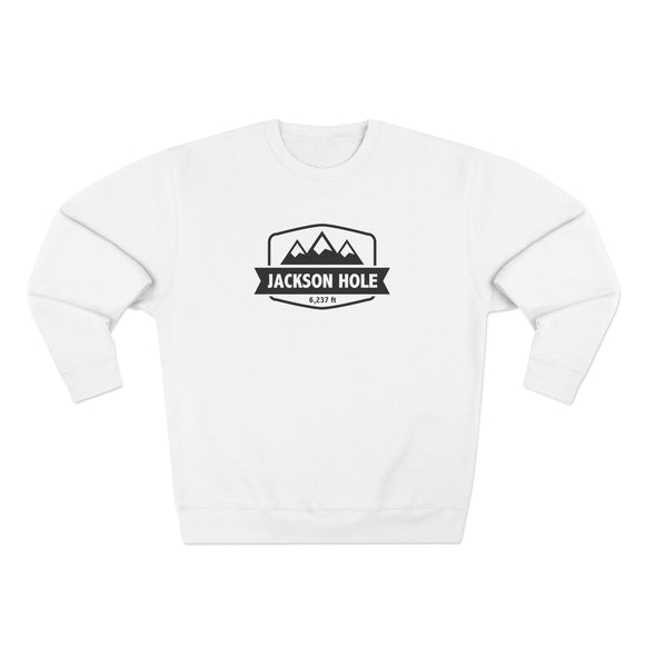 Premium Jackson Hole, Wyoming Crewneck Sweatshirt - Retro Unisex Sweatshirt