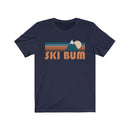 Ski Bum T-Shirt - Retro Mountain Adult Unisex Ski Bum T Shirt-6