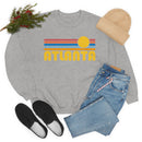 Atlanta, Georgia Crewneck Sweatshirt - Retro Sunset Unisex-23