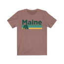 Maine T-Shirt - Retro Camping Adult Unisex Maine T Shirt-3