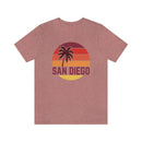 San Diego, California T-Shirt - Retro Palm Tree Unisex San Diego Shirt-9