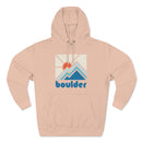 Premium Boulder, Colorado Hoodie - Min Mountain Unisex Sweatshirt-15