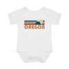Oregon Baby Bodysuit - Retro Mountain Oregon Baby Bodysuit