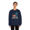 Hilton Head, South Carolina Sweatshirt - Unisex Retro Palm Tree Crewneck Hilton Head Sweatshirt