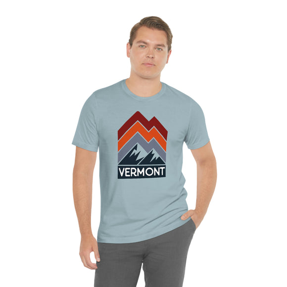 Vermont T-Shirt - Retro Mountain Unisex Vermont Shirt