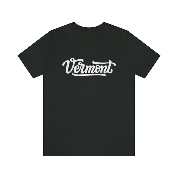 Vermont T-Shirt - Hand Lettered Unisex Vermont Shirt