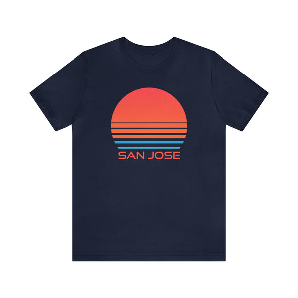 San Jose, California T-Shirt - Retro 80s Unisex San Jose Shirt